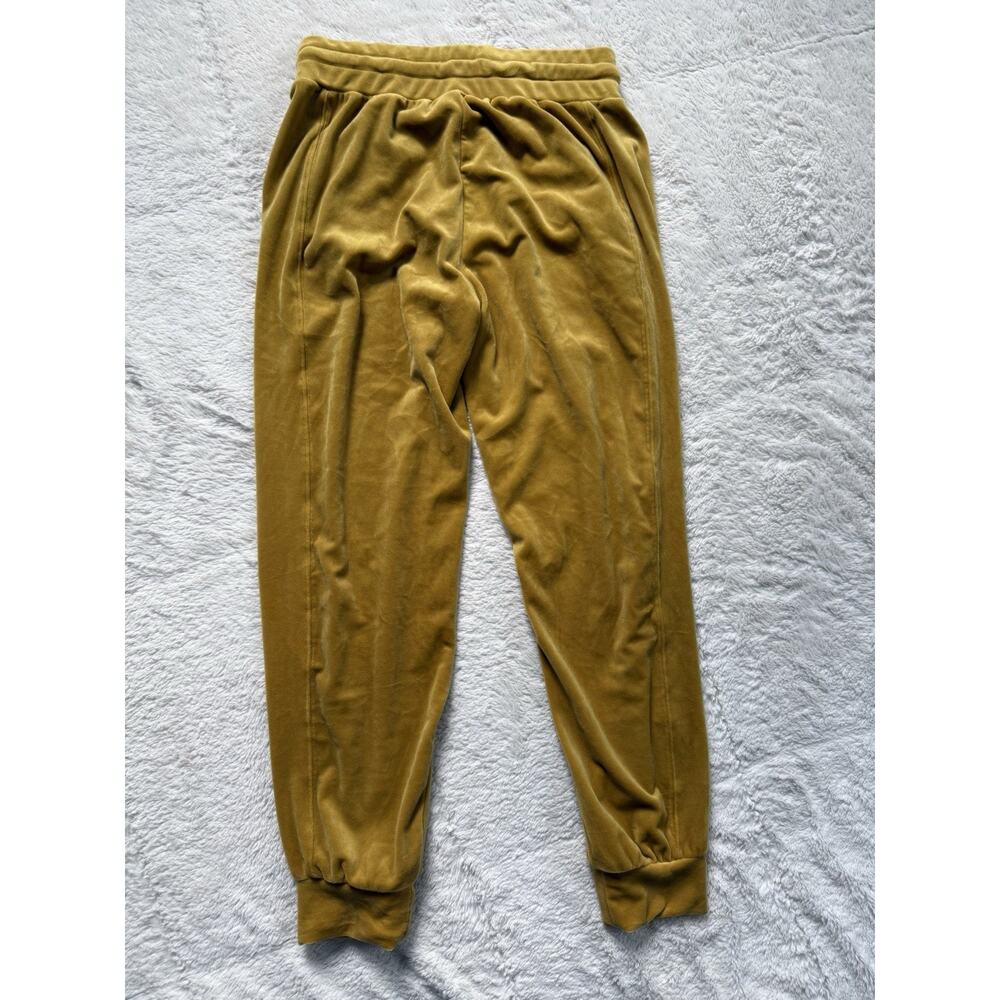 Anthropologie Saturday Sunday Merida Velvet Jogger Pants Size Small Gold Soft - Picture 5 of 5